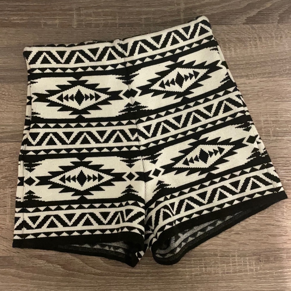 High Rise Knit Shorts